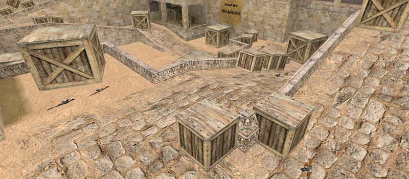 aim_adust - Counter-Strike 1.6 Aim Map