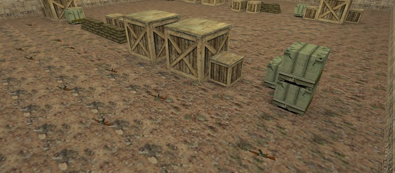 aim_ak_colt_duel - Counter-Strike 1.6 Aim Map
