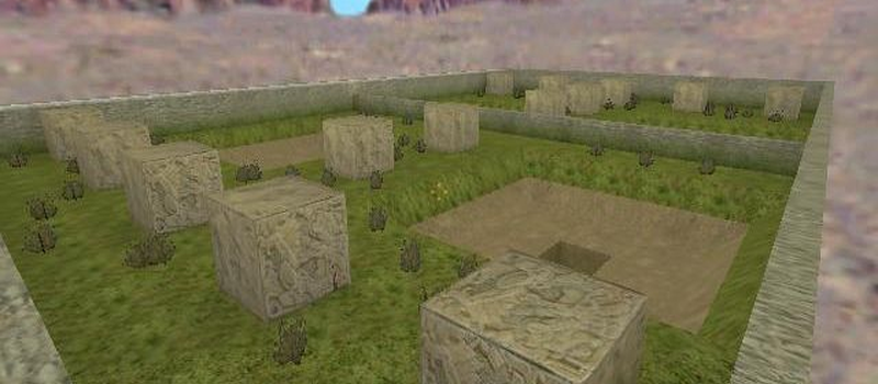 aim_aztec_paintballa - Counter-Strike 1.6 Aim Map