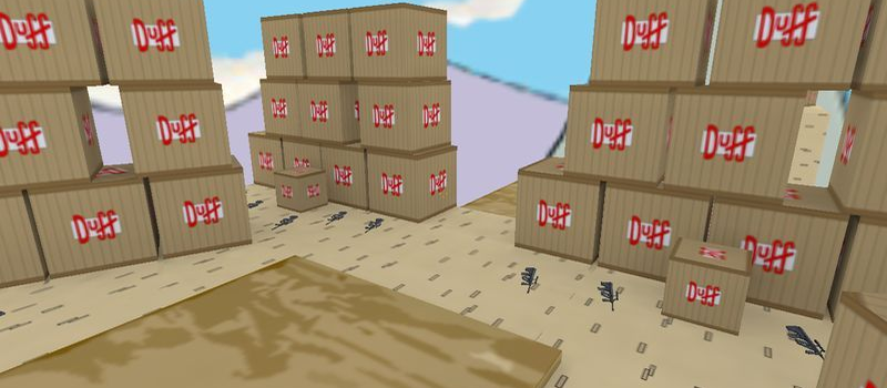 aim_crazyjump_simpsons - Counter-Strike 1.6 Aim Map