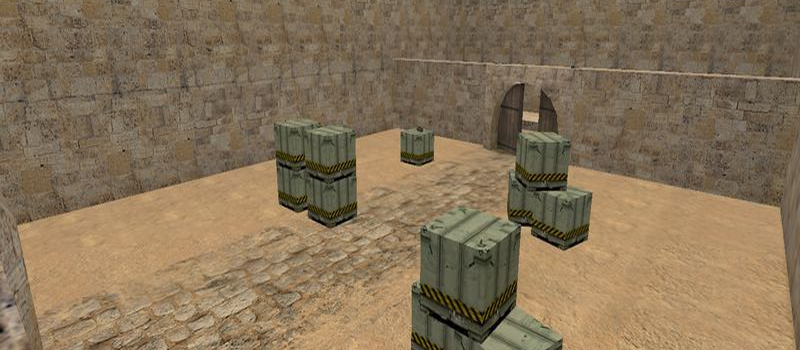 aim_dust_smiley - Counter-Strike 1.6 Aim Map