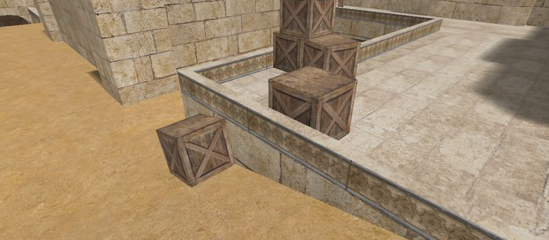 aim_wavedust2 - Counter-Strike 1.6 Aim Map