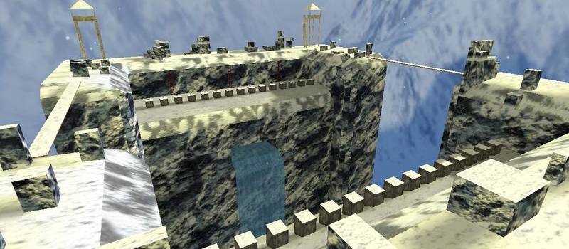 awp_snowmountains_waterfall_v2 - Counter-Strike 1.6 AWP Map