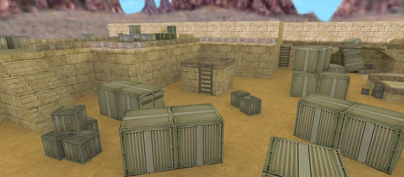 de_cratefield - Counter-Strike 1.6 Bomb Defuse Map