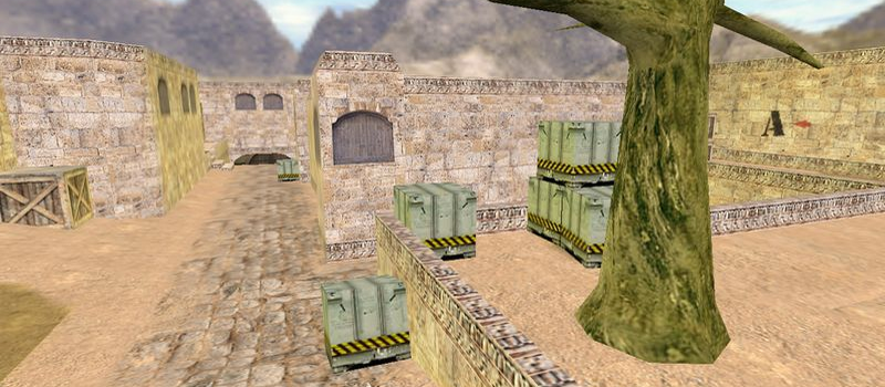 de_cs_dust2 - Counter-Strike 1.6 Bomb Defuse Map