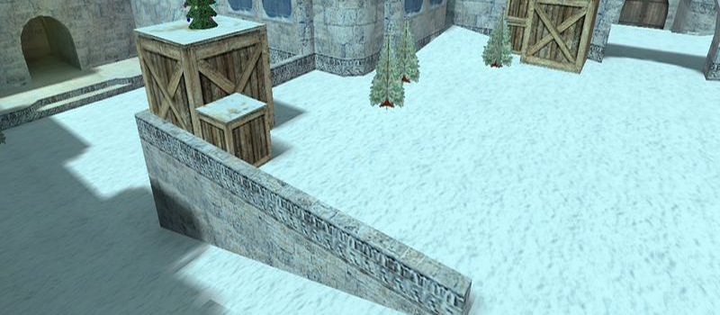 de_dust2_christmas - Counter-Strike 1.6 Bomb Defuse Map