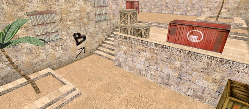 de_dust_palms - Counter-Strike 1.6 Bomb Defuse Map