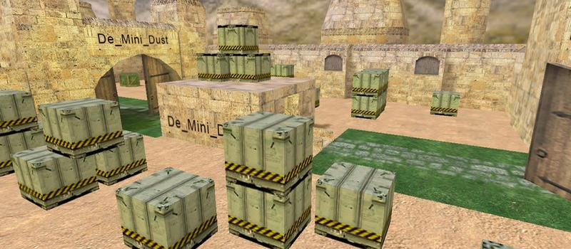 de_mini_dust - Counter-Strike 1.6 Bomb Defuse Map