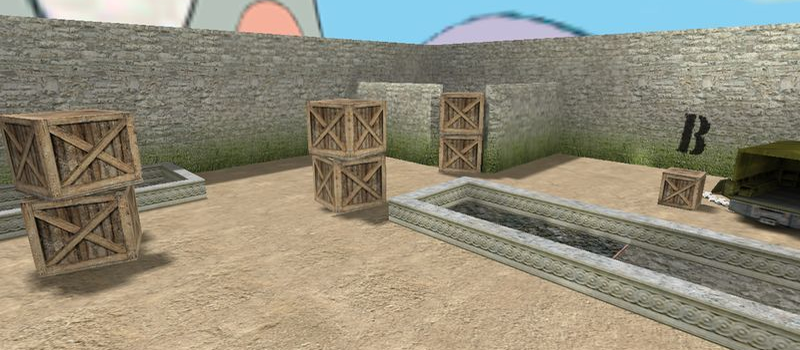 de_outhide - Counter-Strike 1.6 Bomb Defuse Map