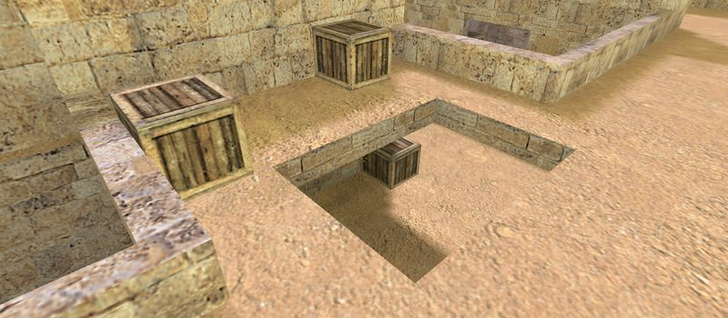 de_quickdust - Counter-Strike 1.6 Bomb Defuse Map