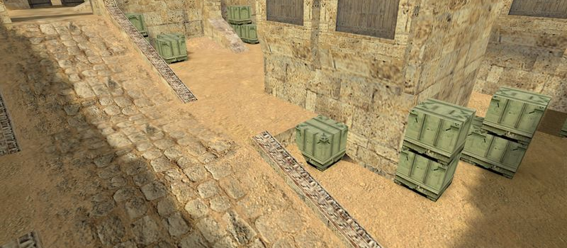 de_sandrush - Counter-Strike 1.6 Bomb Defuse Map