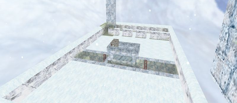 de_snipe_it5_snow - Counter-Strike 1.6 Bomb Defuse Map