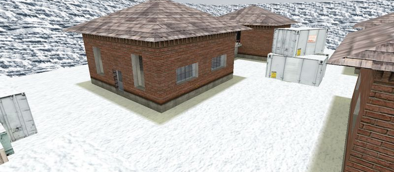 gg_frozen_houses - Counter-Strike 1.6 GunGame Map