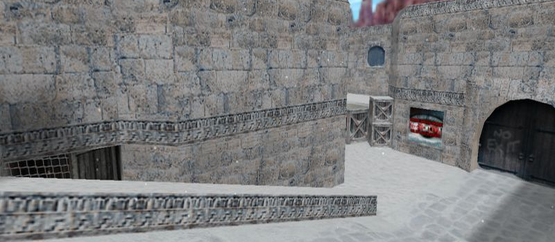 zm_re_dust2_snow_b1 - Counter-Strike 1.6 Zombie Map